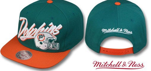 Casquette Miami Dolphins [Vert/Naranja] - Cliquez sur l'image pour la fermer